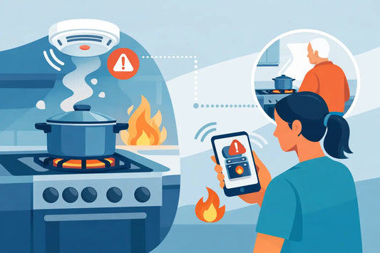 Caregiver Alerts for Stove Use That Prevent Fires