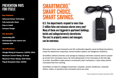 CTS SmartMicro Microwave Safety Sensor with Power Cut Off