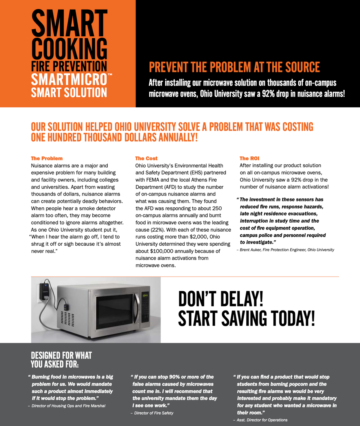 CTS SmartMicro Microwave Safety Sensor with Power Cut Off